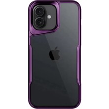 Esplendor Newface Apple iPhone 16 Kılıf Boyi Silikon Kapak - Derin Mor