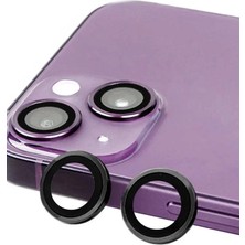 Esplendor Newface Apple iPhone 13 Mini Raze Metal Kamera Lens - Siyah