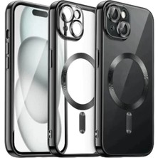 Esplendor Newface Apple iPhone 15 Kılıf Kross Magneticsafe Kapak - Siyah