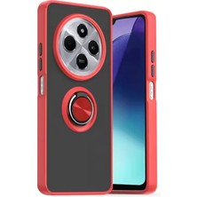 Esplendor Newface Xiaomi Redmi 14C Kılıf Montreal Yüzüklü Silikon Kapak - Kırmızı