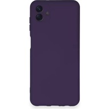 Esplendor Newface Samsung Galaxy A04 Kılıf Nano Içi Kadife Silikon - Mor