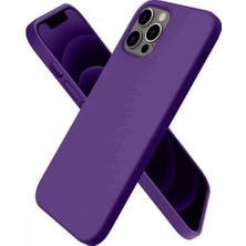 Esplendor Newface Apple iPhone 12 Pro Kılıf First Silikon - Mürdüm