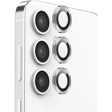 Esplendor Newface Samsung Galaxy S24 Fe Raze Metal Kamera Lens - Gri
