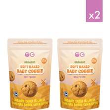 OG natural 2'li Organik Kuru Üzümlü Yumuşak Bebek Kurabiyesi 125 gr