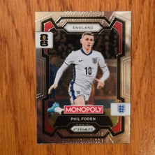 Panini Prizm Monopoly Phil Foden No. 29 Lisanlı Oyun Kartları - Silver