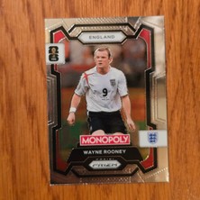 Panini Prizm Monopoly Wayne Rooney No. 27 Lisanlı Oyun Kartları - Silver
