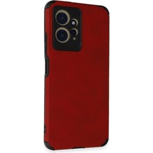 DS LLC Xiaomi Redmi Note 12 4g Kılıf Loop Deri Silikon - Kırmızı