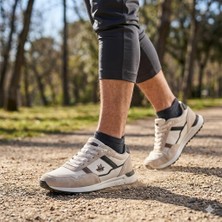 Bukond Günlük Rahat Yürüyüş Ayakkabısı File Detaylı Sneaker Spor Ayakkabı