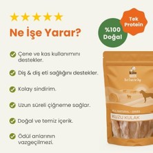 Kito Kurutulmuş Kuzu Kulak Çiğnemelik Köpek Ödül Maması %100 Doğal, Glutensiz, Organik 100 gr