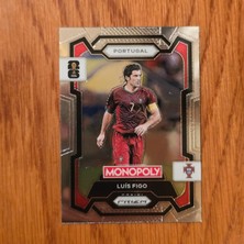 Panini Prizm Monopoly Luís Figo No. 31 Lisanlı Oyun Kartları - Silver