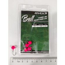 RYUJI Ball Ajıng Pink Uv Jıghead Iğne No : 10