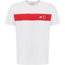 Lotto ml Sprıt OF08 T-Shırt Beyaz Erkek Kısa Kol T-Shirt