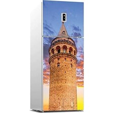 Buzdolabı Kaplama Dolap Kaplama Etiketi Galata Kulesi