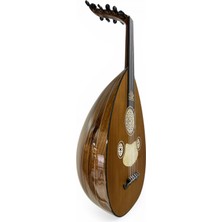Bade Müzik Profesyonel Ud Ceviz Tekne, Kanada Kapak, Uzun Klavye Motifli Abanoz