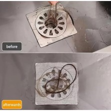 Tek Kullanımlık Banyo Gideri Süzgeci ve Yapışkanlı Mutfak Evye Çöp Ayırıcı Seti, Saç Kıl Tutucu 10 Adet