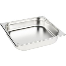 Paslanmaz Çelik Gastronom/gastronorm Küvet Gn 2/3-65 (35,4 x 32,5 x 6,5 Cm)