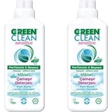 U Green Clean Green Clean Sensitive Bitkisel Çamaşır Deterjanı 1000 ml X2 Adet