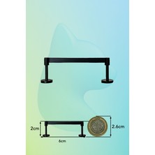 Aysluka Minyatür Şerit Bariyer 2x6 cm Siyah 10 Adet, Minyatür Müze Sergi Bariyeri Diorama Objeleri, Mimari Maket Malzemeleri