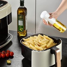 Sprey Yağdanlık Cam Şişe Yağ Püskürtücü 225 ml Airfryer Kızartma Izgara Salata Için Yağlık
