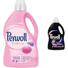 Yenileme Ferahlık 3 Litre 50 Yıkama Yünlüler & Narinler Için Sıvı Çamaşır Deterjanı (1 x 3000 Ml) ve  Yenileme Siyahlar Için Sıvı Deterjan 54 Yıkama 2.97 Lt