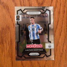 Panini Prizm Monopoly Lautaro Martínez No. 2 Lisanlı Oyun Kartları - Silver