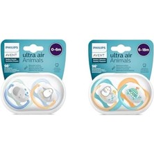 Avent SCF080/05 Ultra Air Emzik (0-6 Ay) Erkek & SCF080/07 Ultra Air Emzik (6-18 Ay) Erkek