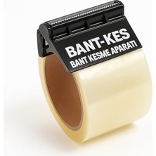 Pratik Koli Bant Kesici Aparat – 45MM x 100MT Bant Uyumlu, Ergonomik Tasarım, Dayanıklı Plastik Gövde, Koli Paketleme ve Ofis Kullanımı Için