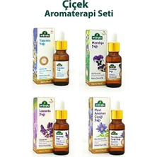 Çiçek Büyüsü Aromaterapi Seti:mavianemon Yağı,menekşe Yağı,yasemin Yağı,lavanta Yağı