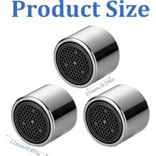 4 Adet 22 mm Musluklar Için Perlatör, M22 Musluk, Süzgeç, Musluk, Havalandırıcı, Musluk Filtresi, Iç Dişli Havalandırıcı, Contalı, Mutfak ve Banyo Için