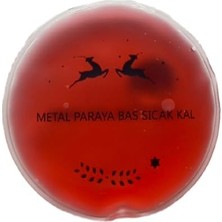 Kırmızı Ceylan Cep Sobası,el Isıtıcı, Su Torbası Pvc 9cm