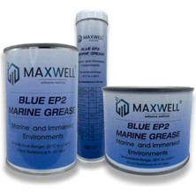 Maxwell Blue Ep2 Gres, Tuzlu Suya Dayanıklı, Mineral Yağ, Lityum Kompleks, Nlgı 2, -30°C/+180°C Sıcaklık Aralığı, 500GR