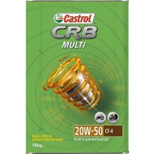 Castrol Crb Multi 20W/50 Cf-4 16 kg Ticari ve Ağır Vasıtalar Için Motor Yağı