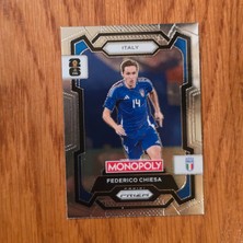 Panini Prizm Monopoly Federico Chiesa No. 35 Lisanlı Oyun Kartları - Silver