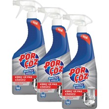 Ekstra Güçlü Kireç Çözücü Sprey 750 ml (3 Paketi)