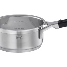 Silence Pro Sos Tavası 91960 - Paslanmaz Çelik 16 cm Iç Ölçeklendirme, 1.4 Lt Alüminyum Çekirdekli Kapsüllü Taban