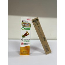 Misvak Diş Macunu Doğal Misvak Ağacı Özlü 75ML(120GR) Yanında Bambu Diş Fırçası