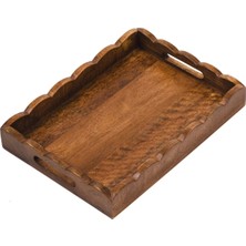 Cora Home Natura Daisy Dikdörtgen Tepsi 35X25 cm