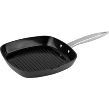 Pro Seramik Izgara Tavası, Yapışmaz Kaplamalı, 26 Cm, Uzun Ömürlü, Geri Dönüştürülmüş Alüminyum, Indüksiyonlu Ocaklara Uygun, Fırına Dayanıklı, Pas Içermez