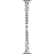 - ile Uyumlu 10/11 42MM-38/40/41MM Kordon Taşlı Ince Metal Kordon 103 2/3/4/5/6/se/7/8/9