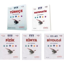 Akm Kitap Limit Tyt Türkçe Matematik Fizik Kimya ve Biyoloji Soru Bankası Seti 5 Kitap