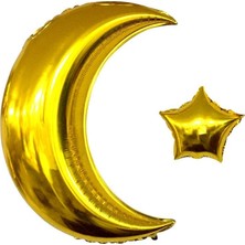 Ett Ayyıldız Gold Folyo Balon