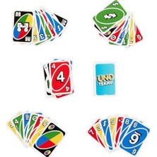 Mattel Games Uno Teams™ Kartlar Aile ve Arkadaşlarla Bir Araya Gelinen Akşamlara, Seyahatlere, Kamplara ve Partilere Yönelik Uno Teams Kart Oyunu HXT58