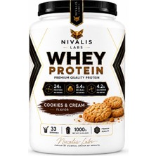Nivalis Labs Whey Protein Cookies & Cream Aromalı 1000G 33 Servis