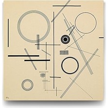 Kandinsky - Ohne Titel Tablosu - 70X70CM
