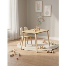 Ahşap Ders Çalışma Masası - Çocuk Aktivite Masası