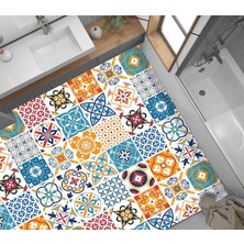 Yer Kaplama Zemin Kaplama Folyosu 65X130 cm Renkli