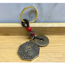 FT Tasarım Metal Yin Yang Anahtarlık