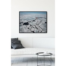 (PSTER11884) Kuzey Kutbu Manzara Çerçeveli Tablo 3 (50X70CM)