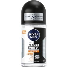 Men Erkek Roll On Deodorant & Invisible Güçlü Etki 50 Ml,72 Saat Anti-Perspirant Koruma