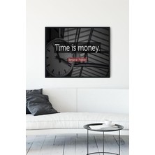 (PSTER12738) Vakit Nakittir Time Is Money Girişimcilik Çerçeveli Tablo 2 (40X50CM)